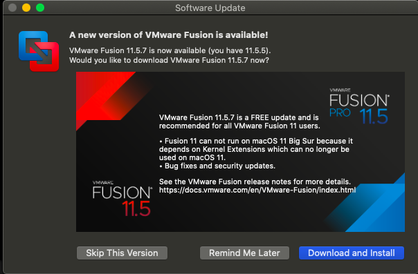 Fusion 11.5.7 update fails | Fusion